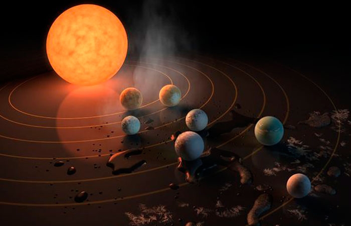 La NASA anunció el descubrimiento de 7 nuevos planetas del tamaño de la Tierra que podrían ser habitables
